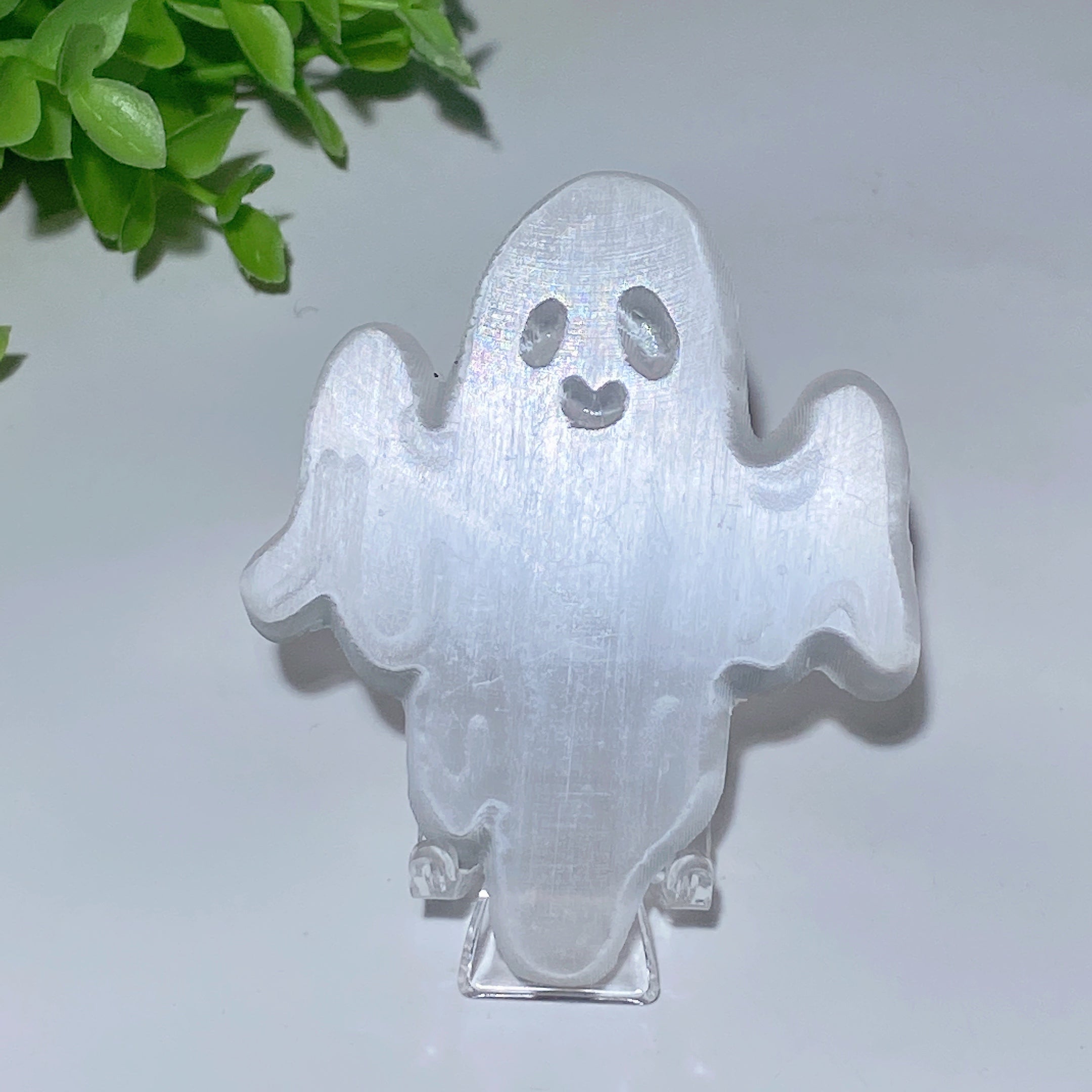 3.1 inch Selenite Ghost Figurine for Healing Energy