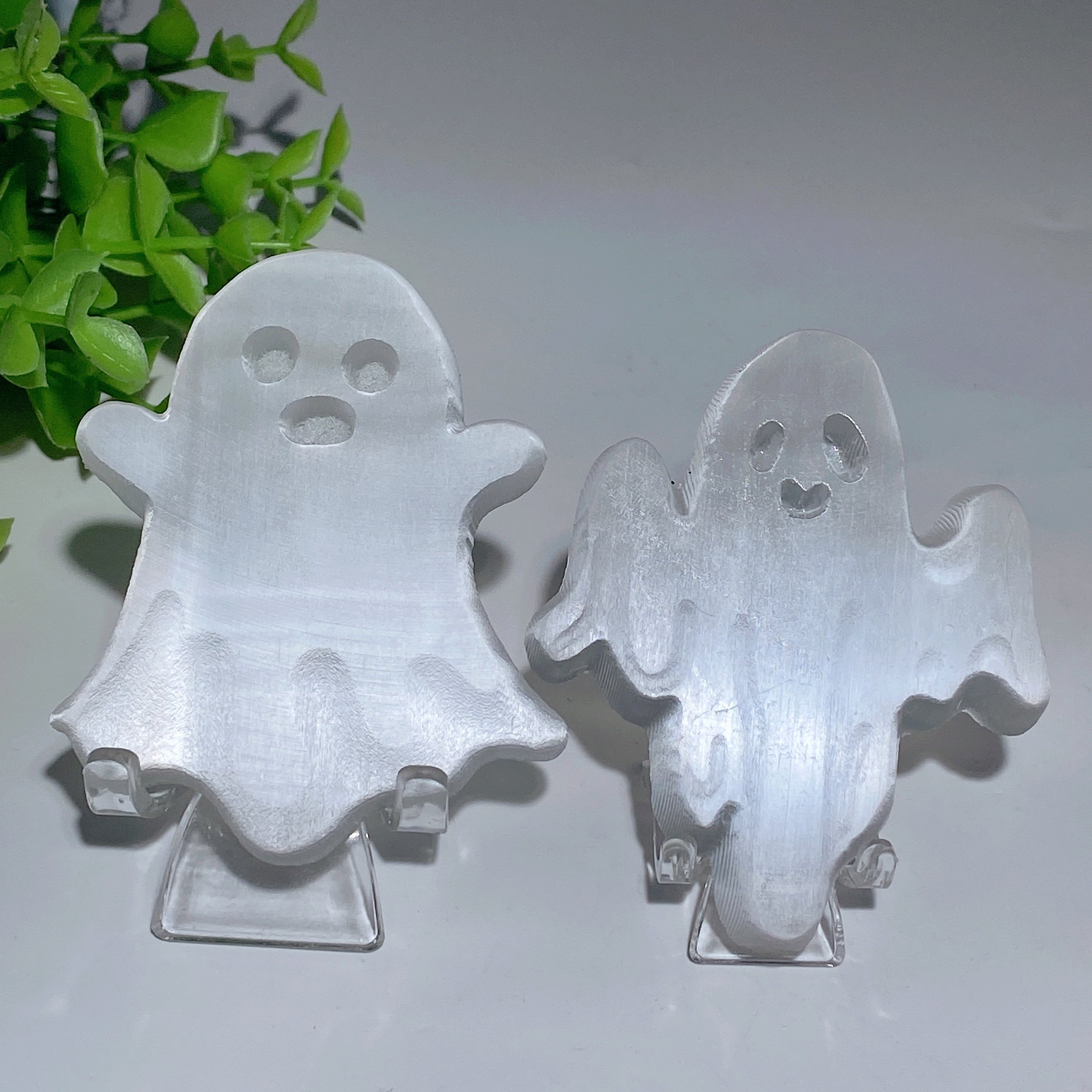 3.1 inch Selenite Ghost Figurine for Healing Energy