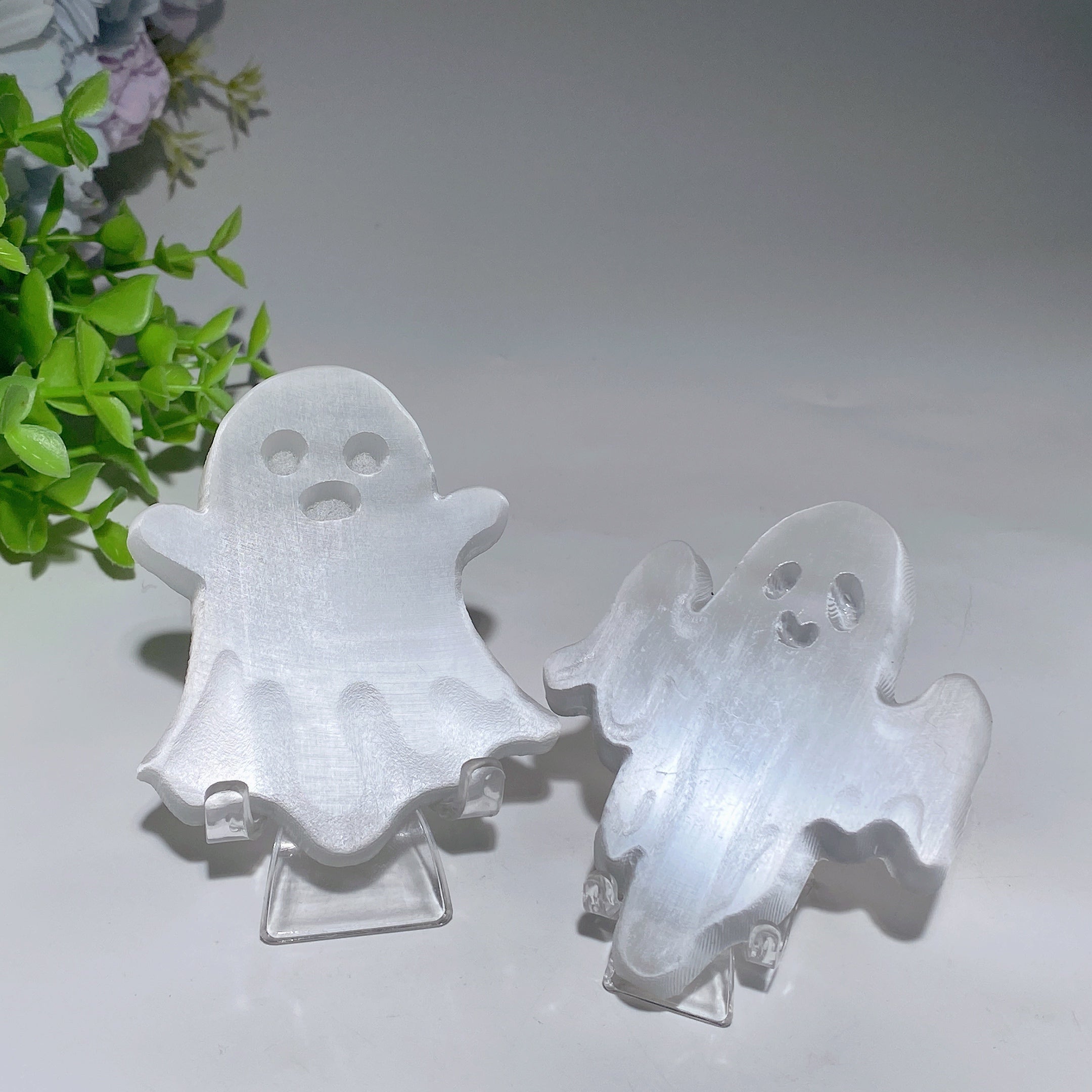 3.1 inch Selenite Ghost Figurine for Healing Energy