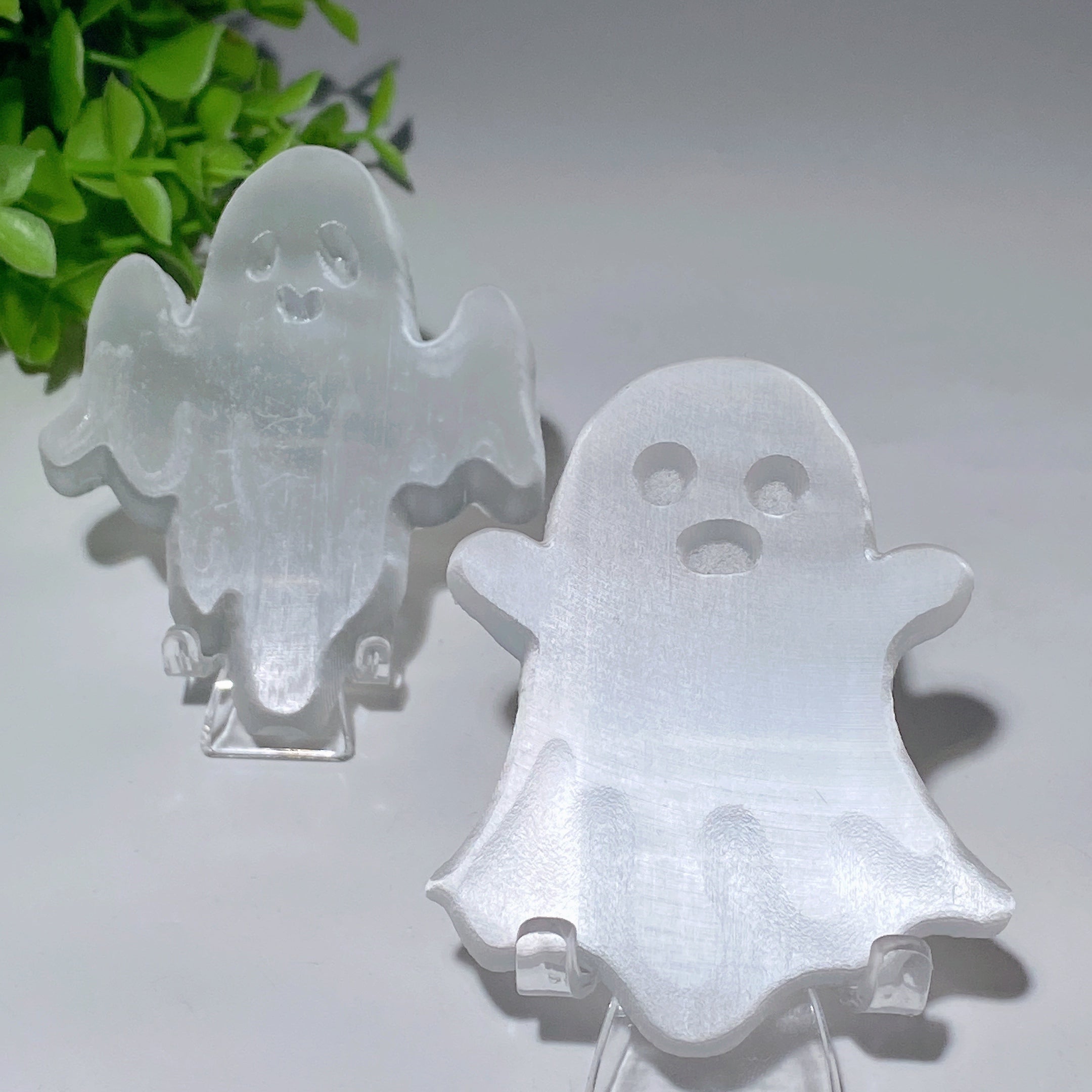 3.1 inch Selenite Ghost Figurine for Healing Energy