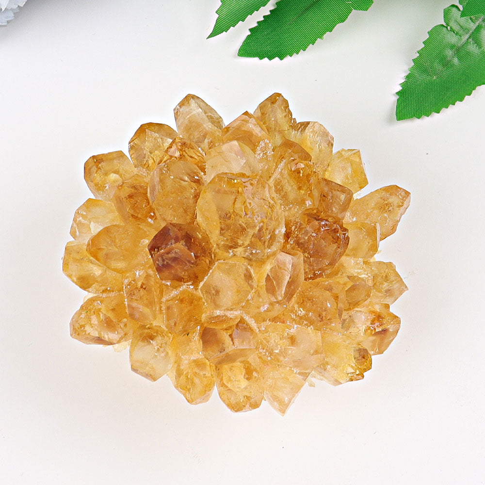 3.2 inch Citrine Cluster Free Form Crystal for Healing