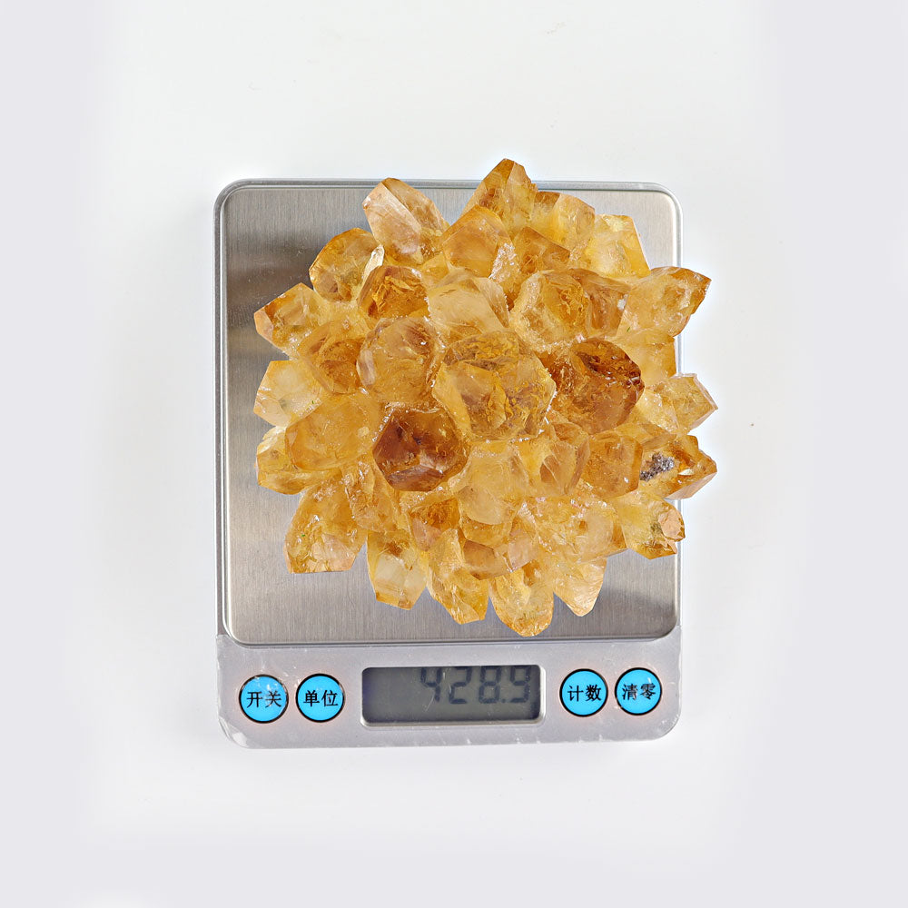 3.2 inch Citrine Cluster Free Form Crystal for Healing