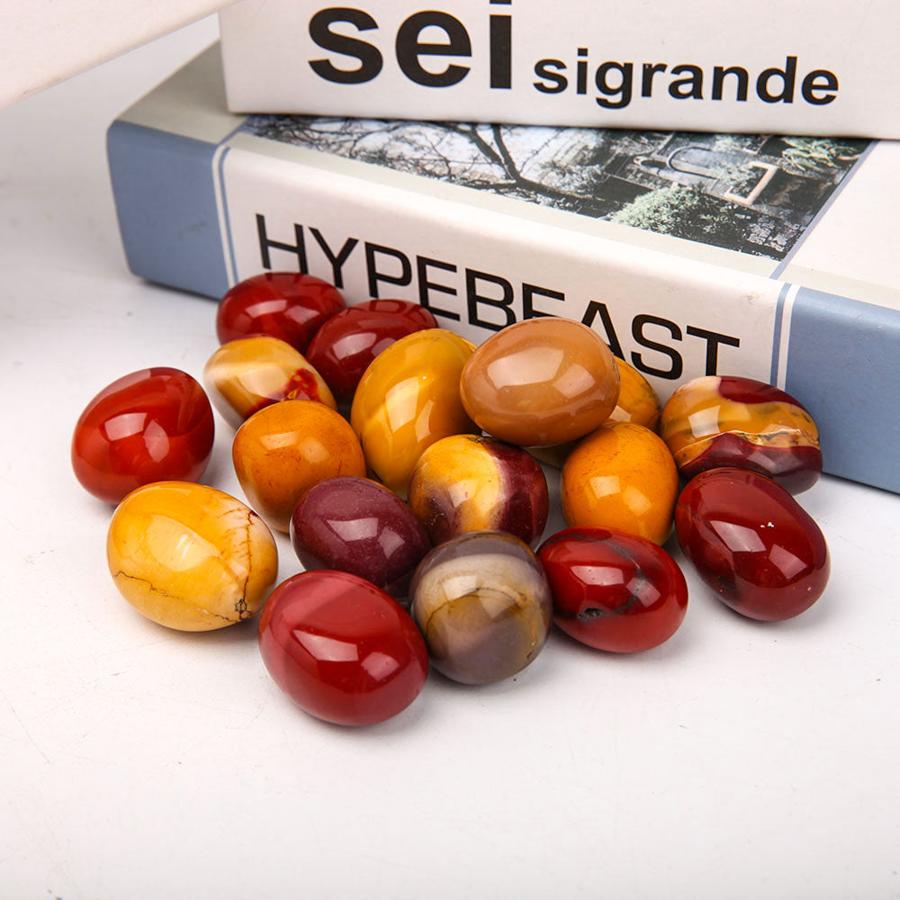 3–4 cm große Mookit-Trommelsteine ​​für Heilung und Energie