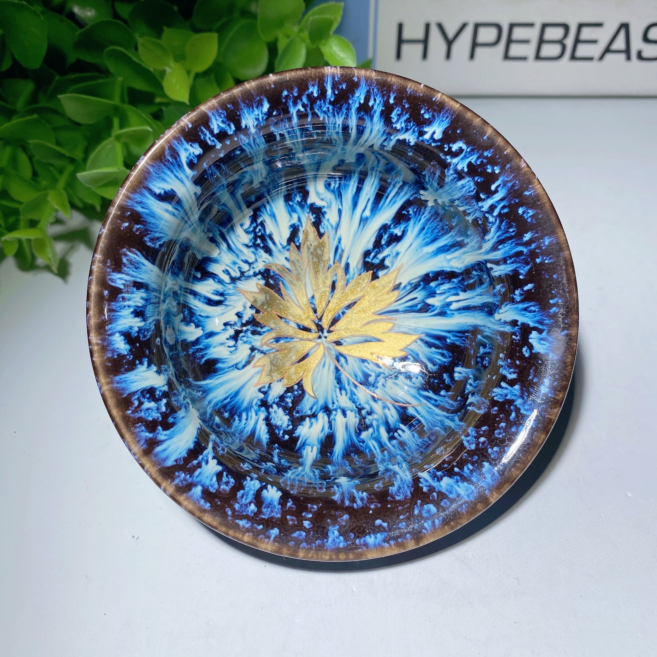3.5 Inch Ceramic Crystal Healing Meditation Cup