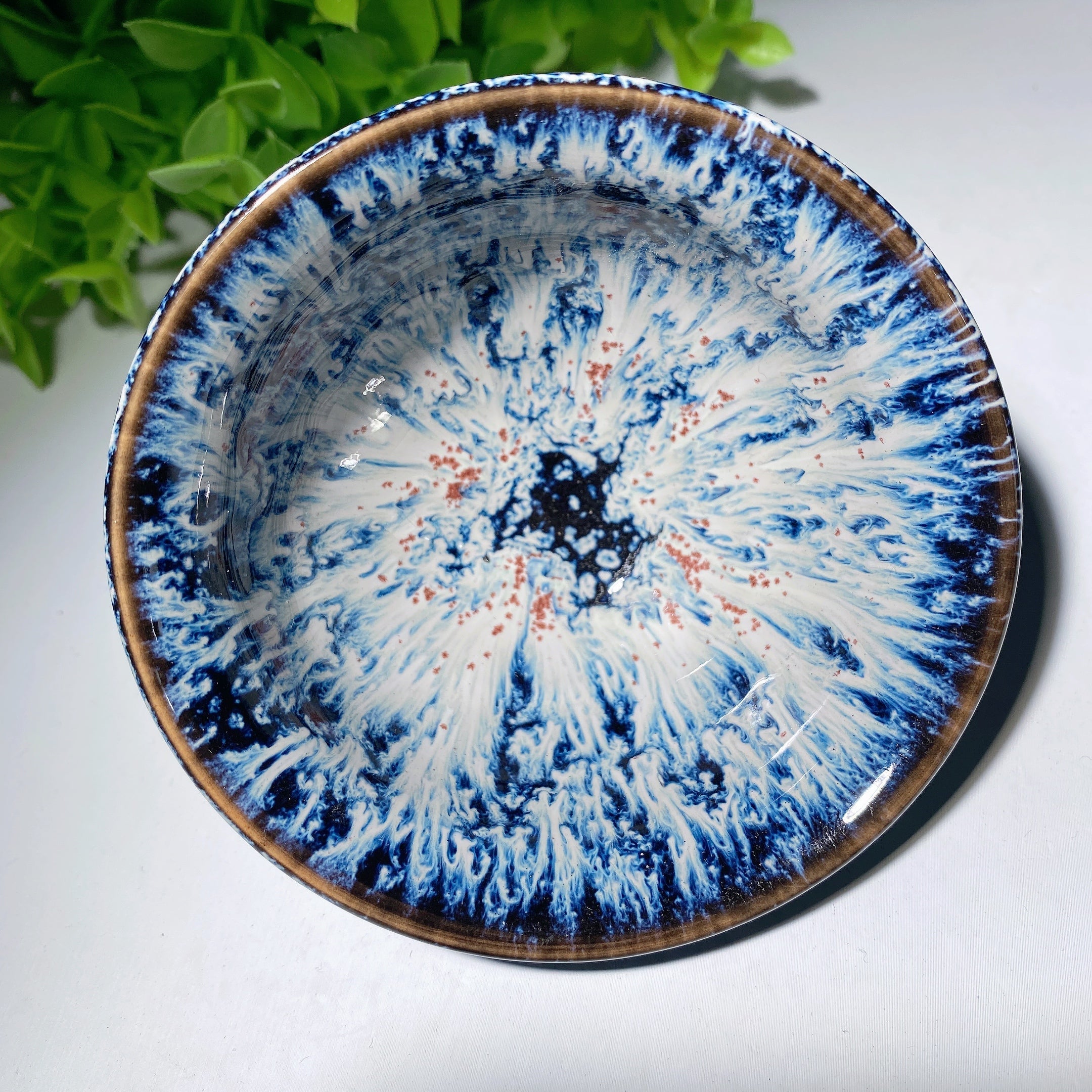 3.5 Inch Ceramic Crystal Healing Meditation Cup