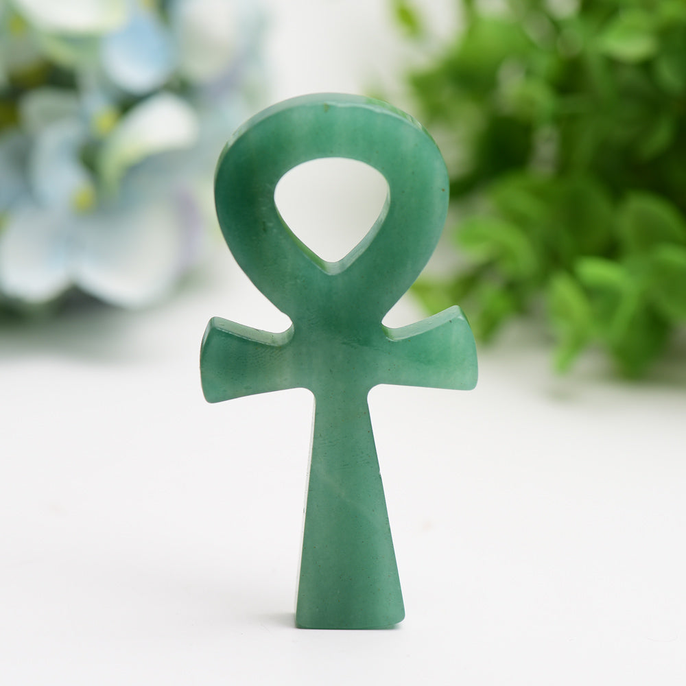 3.5-inch Mixed Crystal Anka Carving for Healing Energy
