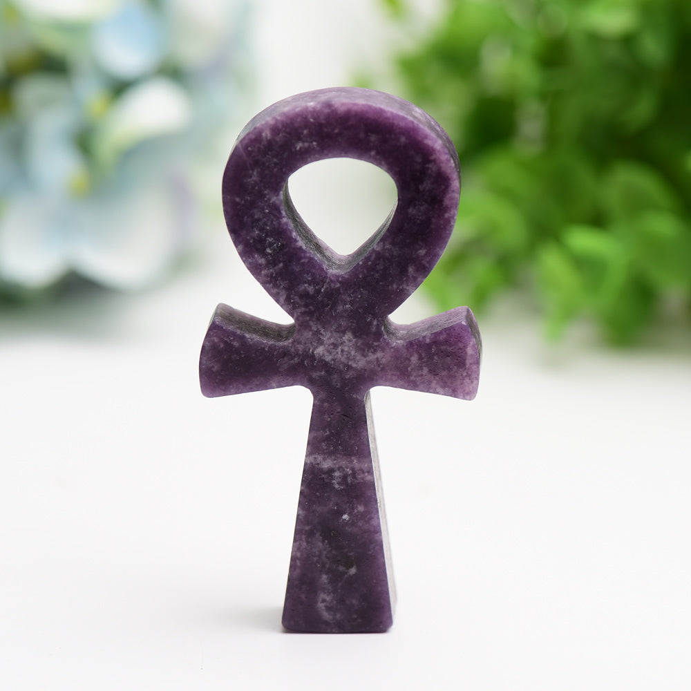 3.5-inch Mixed Crystal Anka Carving for Healing Energy