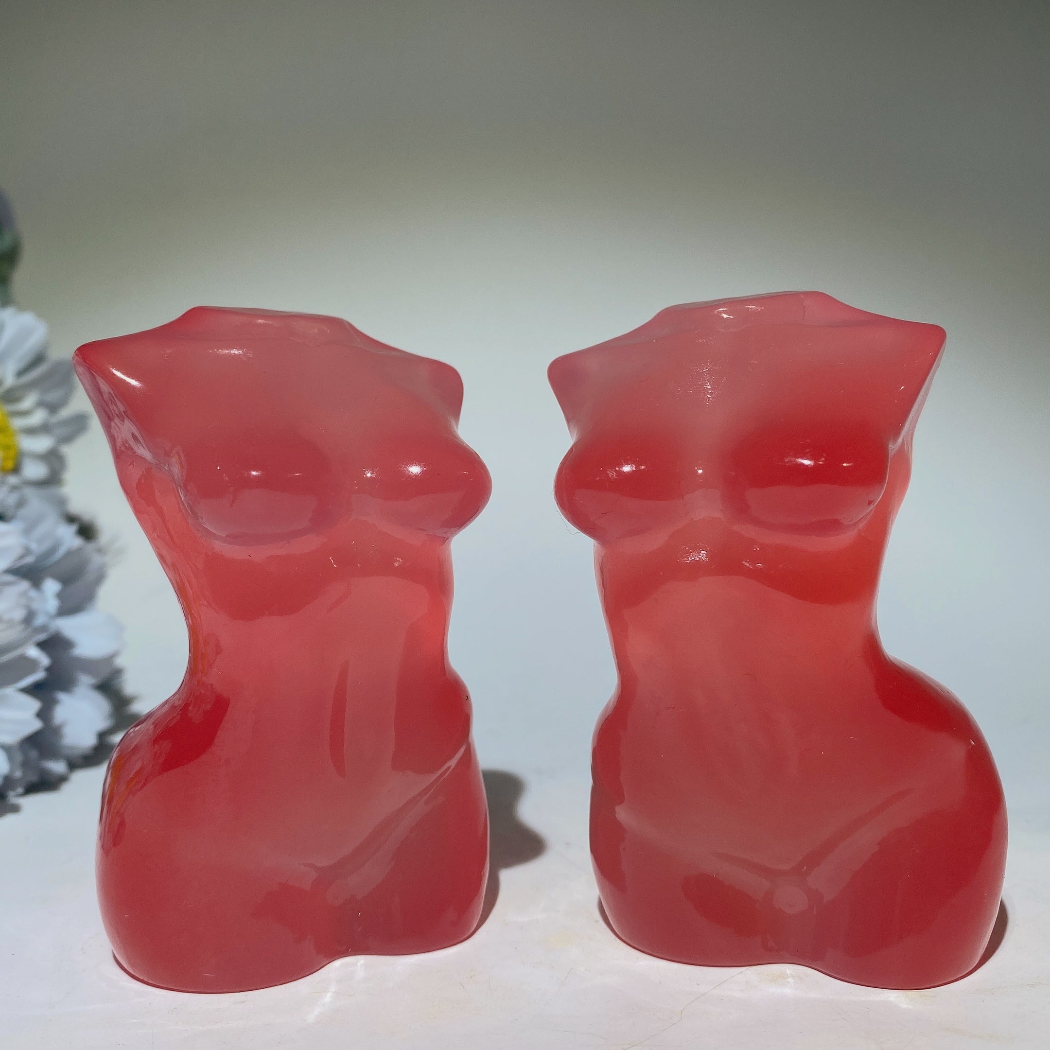 3,6 Zoll UV-reaktive Kristallschnitzfigur zur Heilung