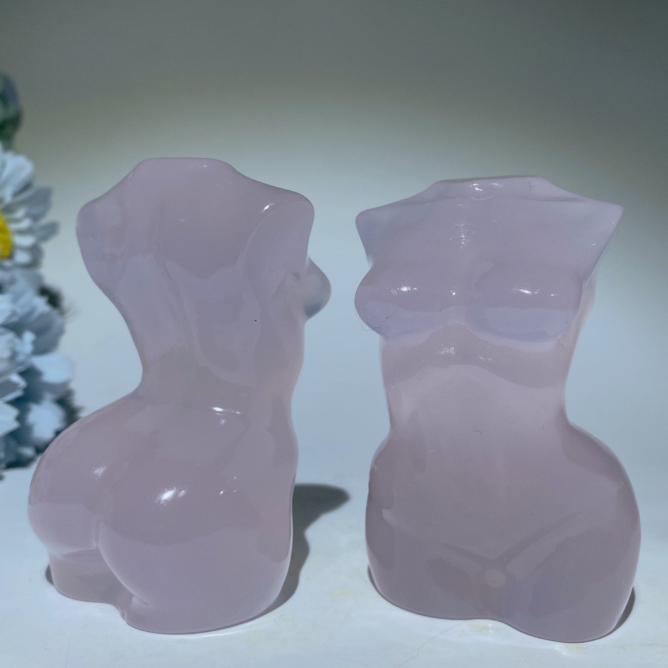 3,6 Zoll UV-reaktive Kristallschnitzfigur zur Heilung