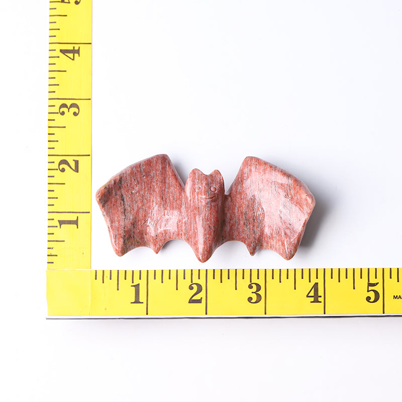 3,7 Zoll Sesamstein-Fledermaus-Kristallfigur
