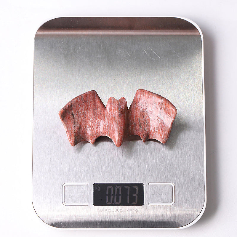 3,7 Zoll Sesamstein-Fledermaus-Kristallfigur