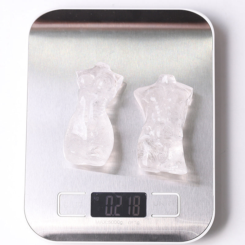 3-Inch Clear Quartz Figurine for Healing & Meditation