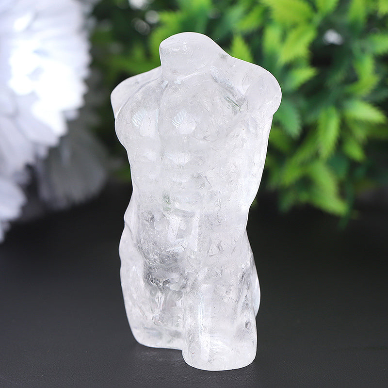 3-Inch Clear Quartz Figurine for Healing & Meditation