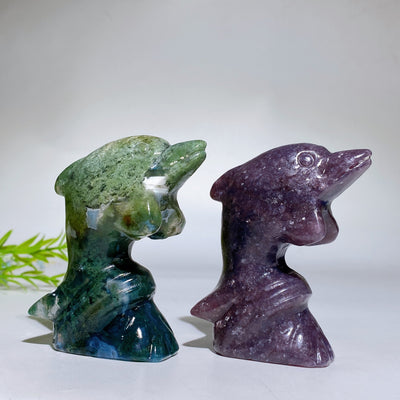 3-Zoll-Kristall-Delfin-Schnitzfigur, Heilkristalle