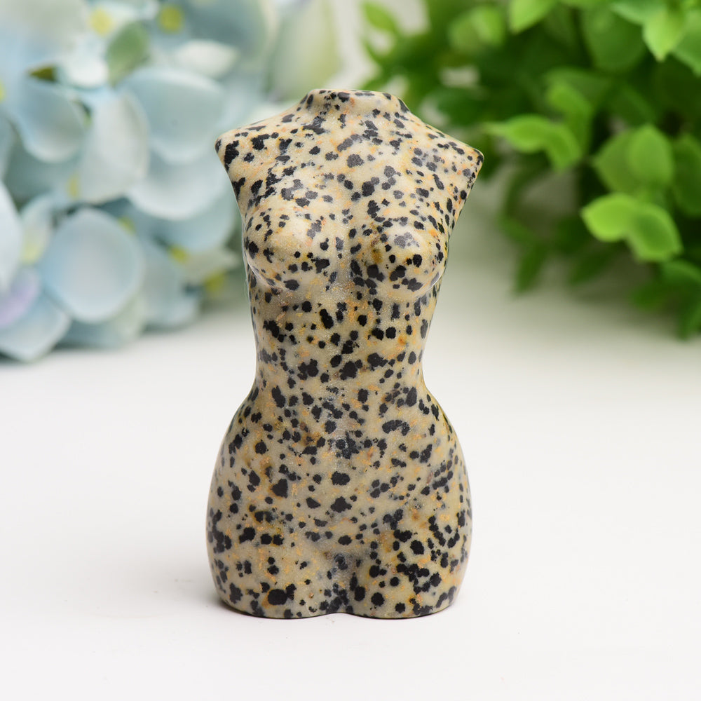 3-Zoll-Kristall-Torso-Figur-Schnitzerei | Heilende Klänge
