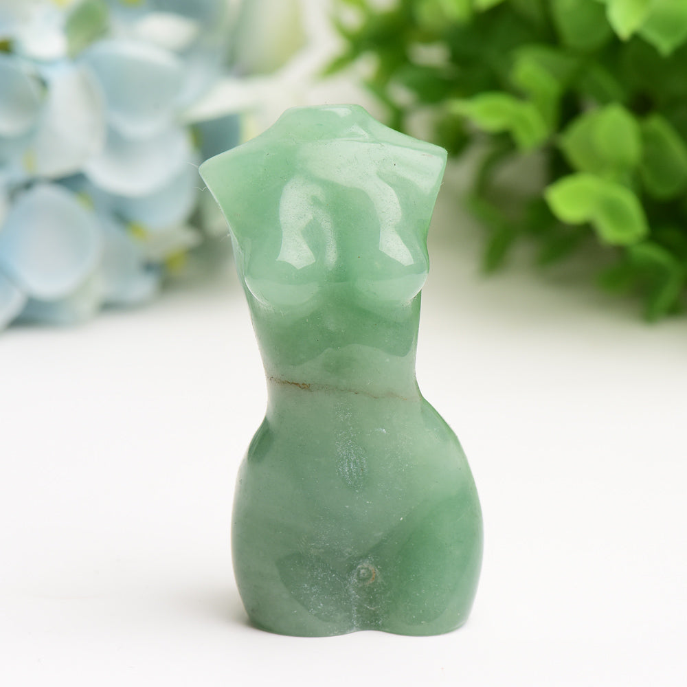 3-Zoll-Kristall-Torso-Figur-Schnitzerei | Heilende Klänge