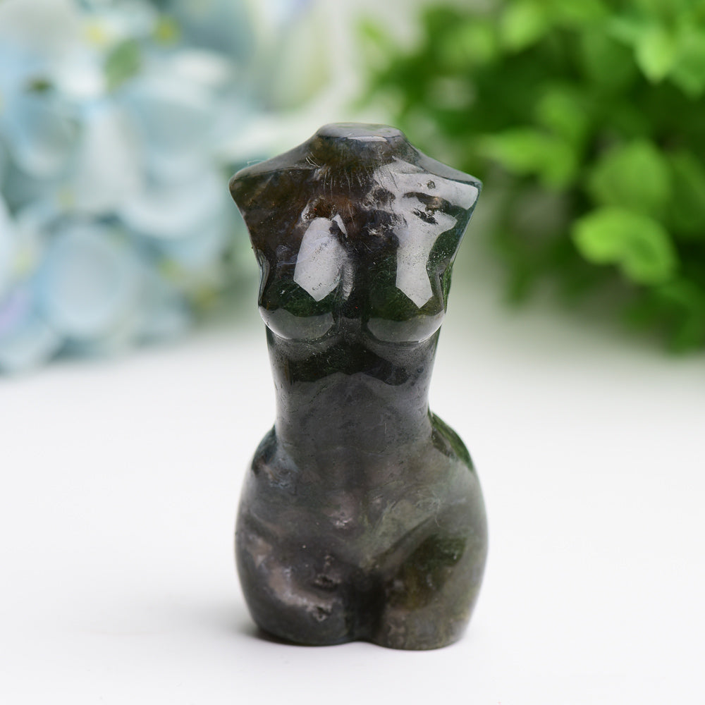 3-Zoll-Kristall-Torso-Figur-Schnitzerei | Heilende Klänge