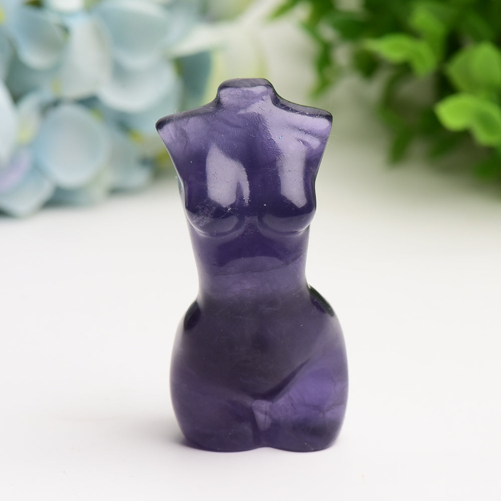 3-Zoll-Kristall-Torso-Figur-Schnitzerei | Heilende Klänge