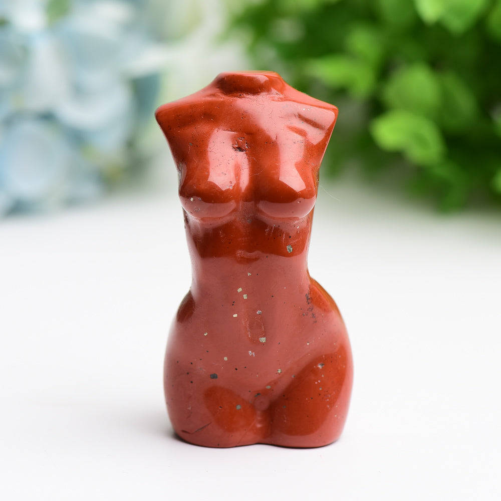 3-Zoll-Kristall-Torso-Figur-Schnitzerei | Heilende Klänge