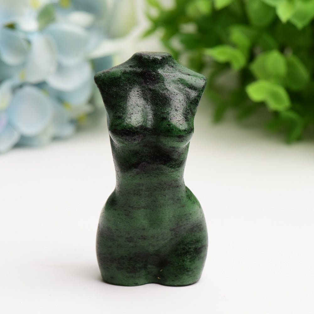 3-Zoll-Kristall-Torso-Figur-Schnitzerei | Heilende Klänge