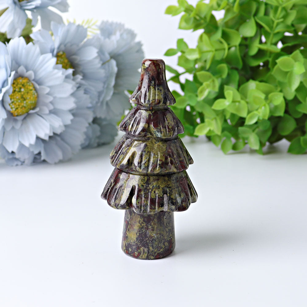 3-Inch Crystal Tree Carving | Healing Gemstone Sculpture