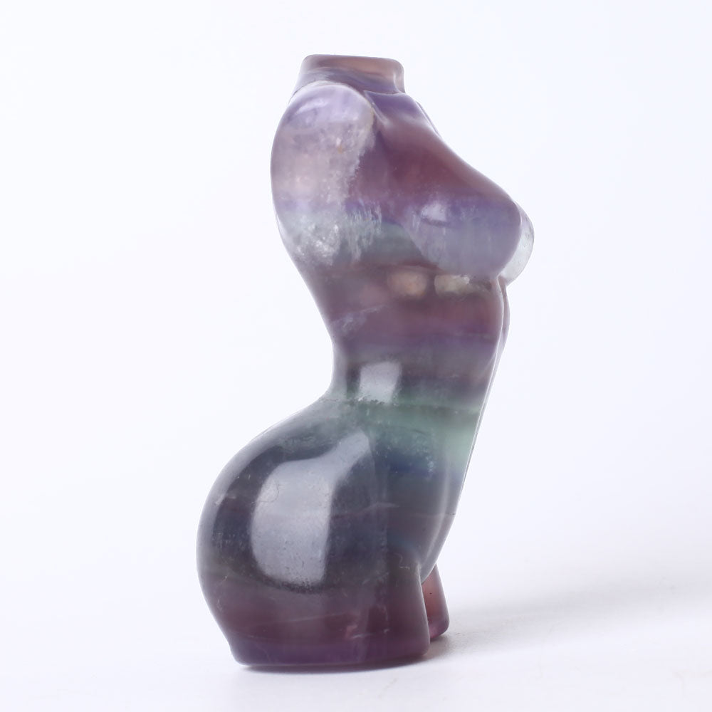 3-inch Fluorite Crystal Figurine Carving for Healing