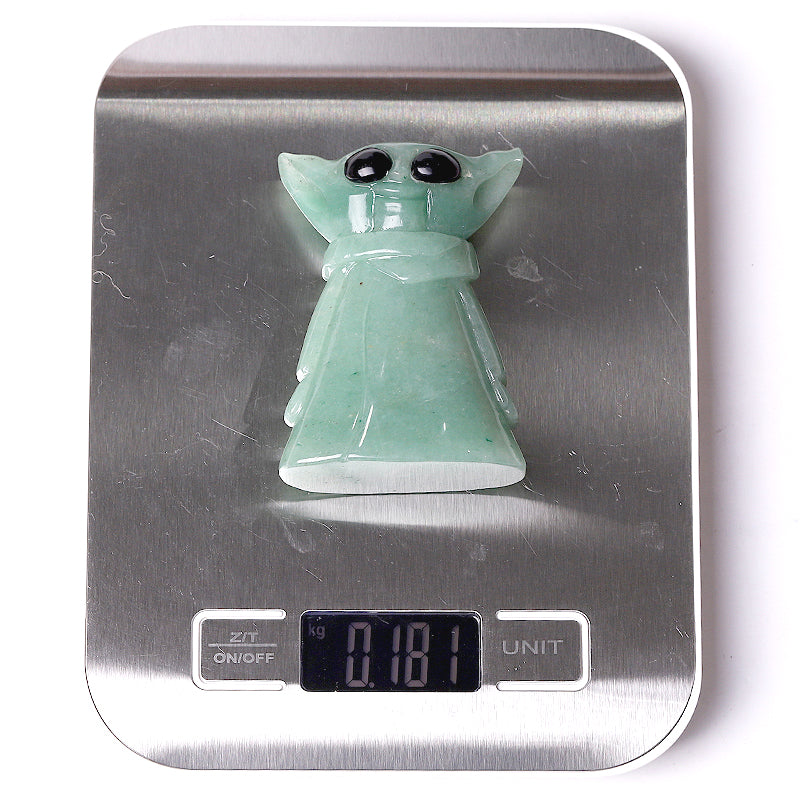3 Inch Green Aventurine Crystal Figurine Carving