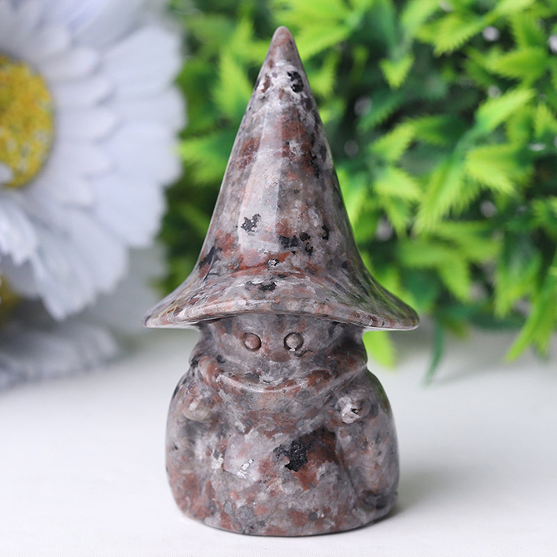 3-inch Yooperlite Baby Witch Crystal Carving Figurine