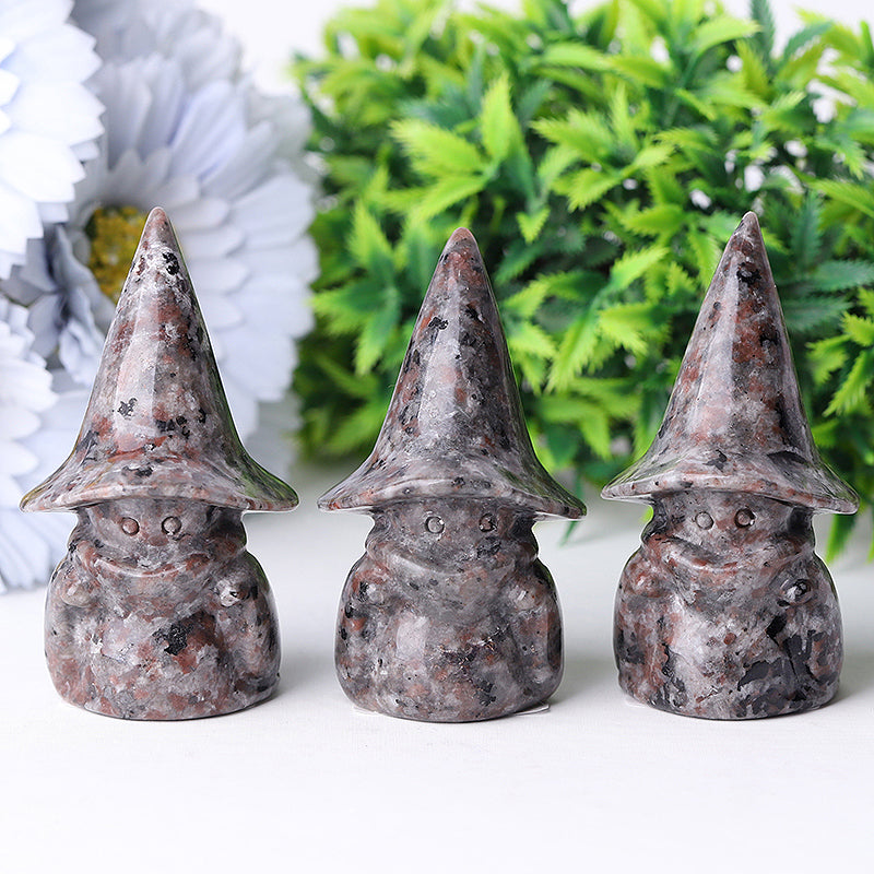 3-inch Yooperlite Baby Witch Crystal Carving Figurine