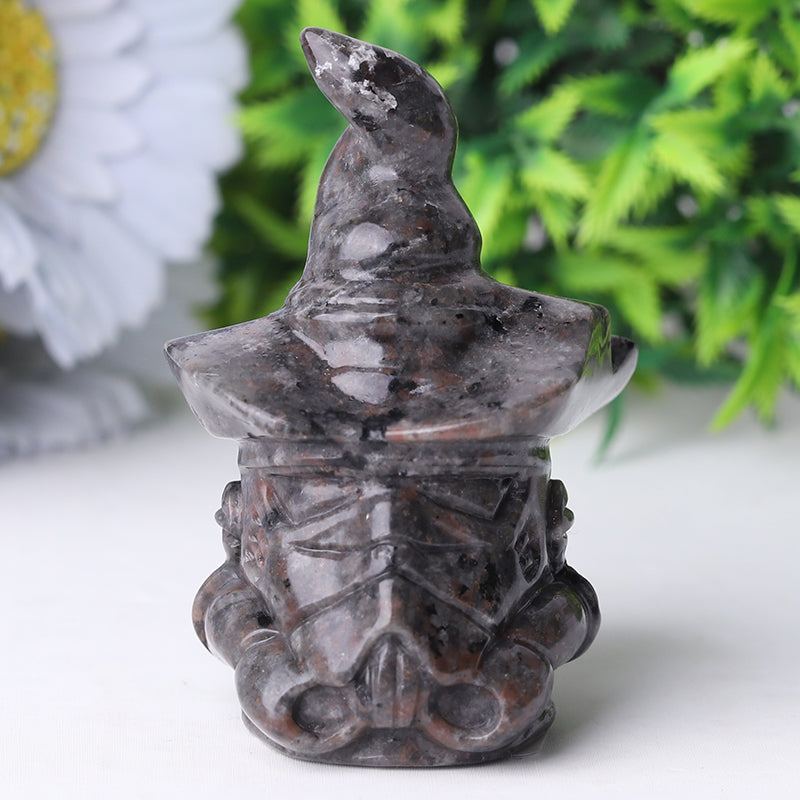 3-inch Yooperlite Wizard Crystal Carving Figurine
