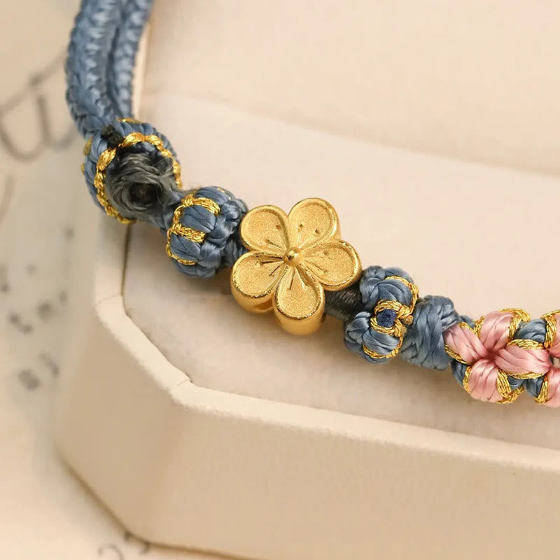 Copper Peach Blossom Wealth Bracelet for Balance