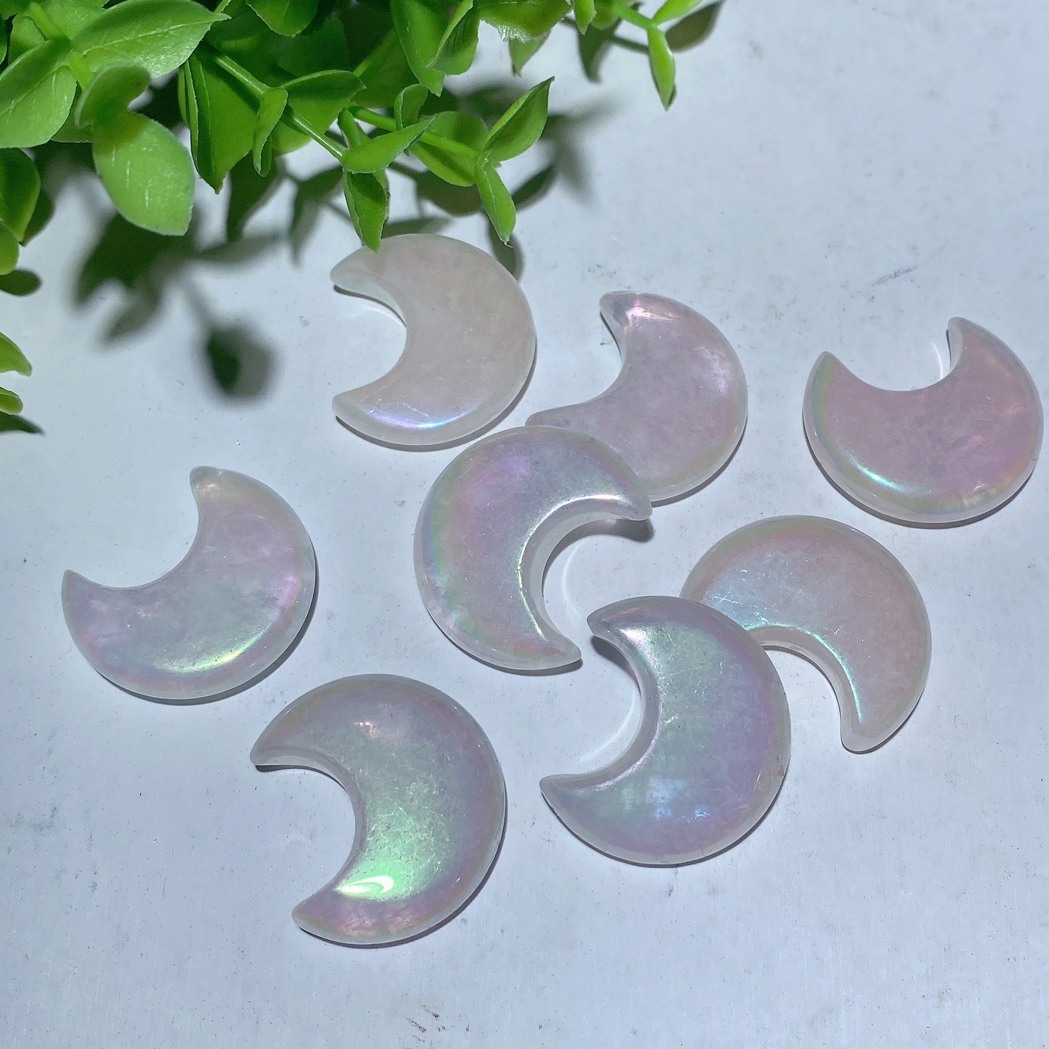30 mm Aura-Kristall-Mond-Heilschnitzerei