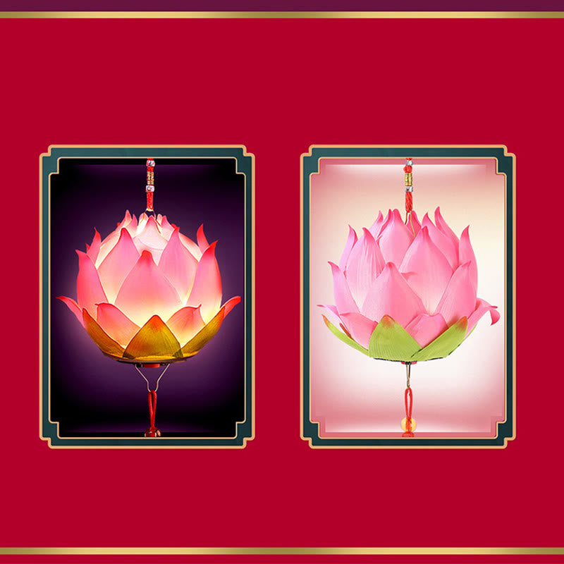 DIY Lotus Flower Dragon Lantern | Spiritual Home Accent