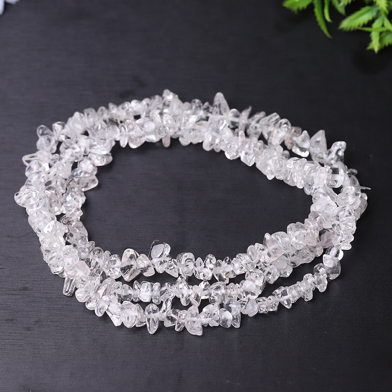 32-inch Natural Crystal Chips String for Jewelry Making