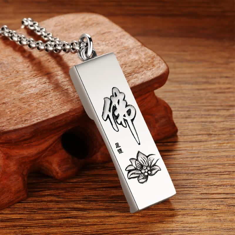 Tathagata Buddha Copper Necklace | Protection Amulet