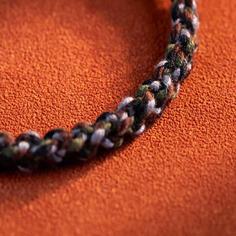 990 Sterling Silver Amber Wish Protection Bracelet
