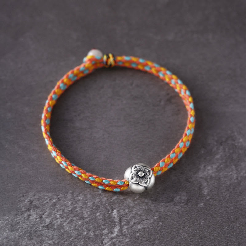 Sterling Silver Multicolored Luck Bracelet | Spiritual Protection