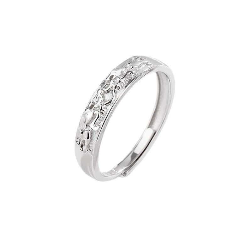 Adjustable 925 Sterling Silver PiXiu Balance Couple Ring
