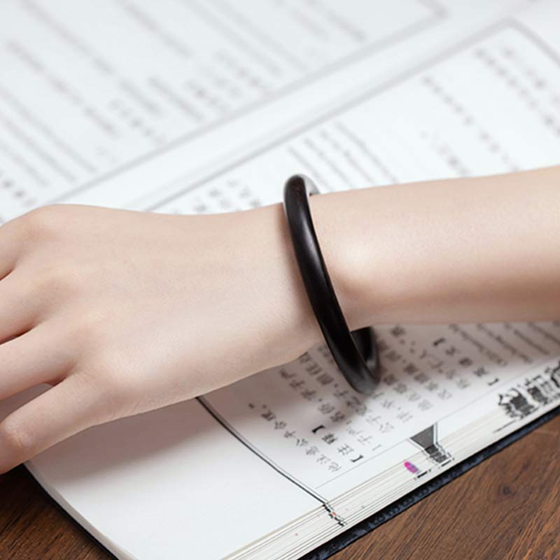 Unisex Small Leaf Red Sandalwood Protection Bracelet 54mm