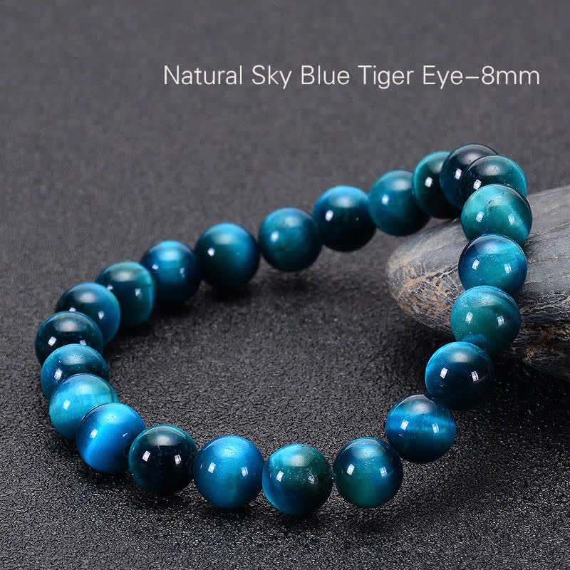 Blue Tiger Eye Healing Protection Bracelet