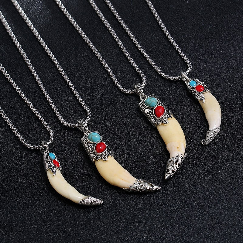 Titanium Steel Balance Necklace Pendant for Spiritual Protection