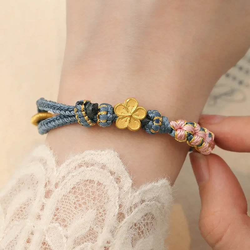 Copper Peach Blossom Wealth Bracelet for Balance