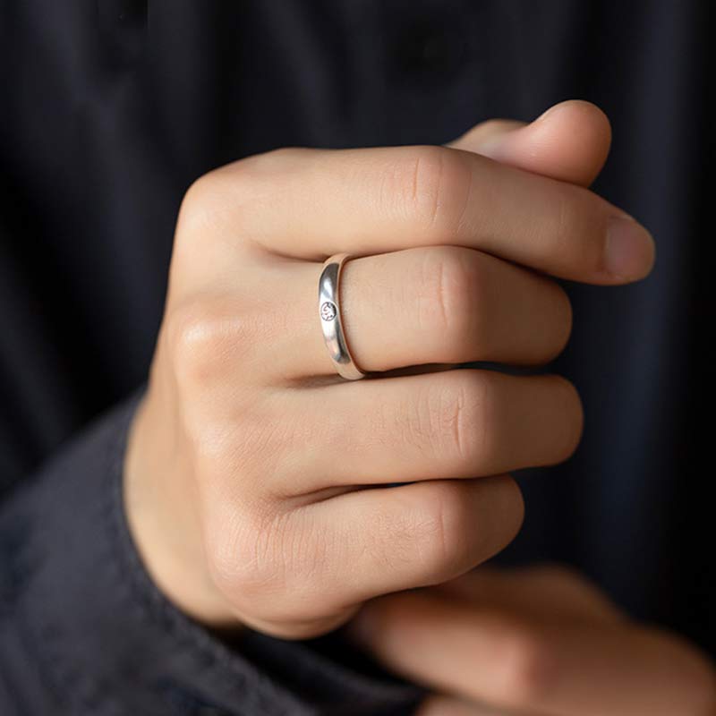 Adjustable 925 Sterling Silver Chinese Zodiac Blessing Ring
