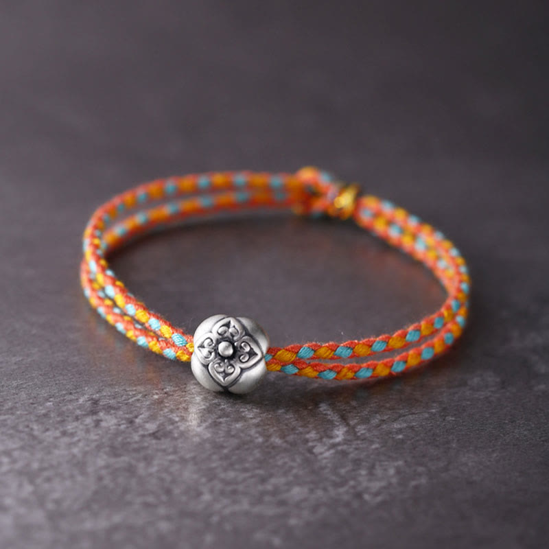 Sterling Silver Multicolored Luck Bracelet | Spiritual Protection