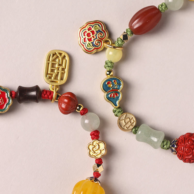 Copper Auspicious Clouds Wealth Bracelet for Luck & Prosperity
