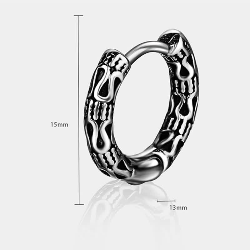 Handmade Titanium Steel Earrings for Inner Harmony