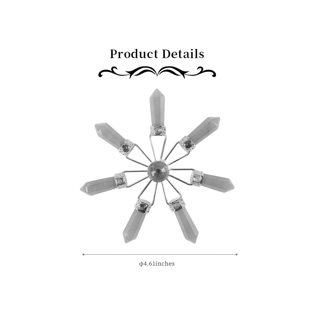 4.6 Inch Clear Quartz Chakra Energy Generator for Healing