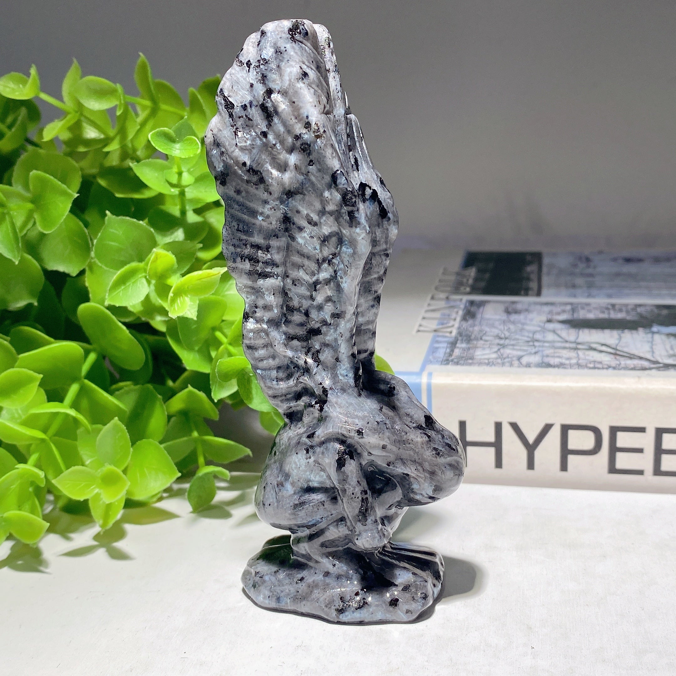 4.7 inch Mixed Crystal Healing Fairy Figurine Carving
