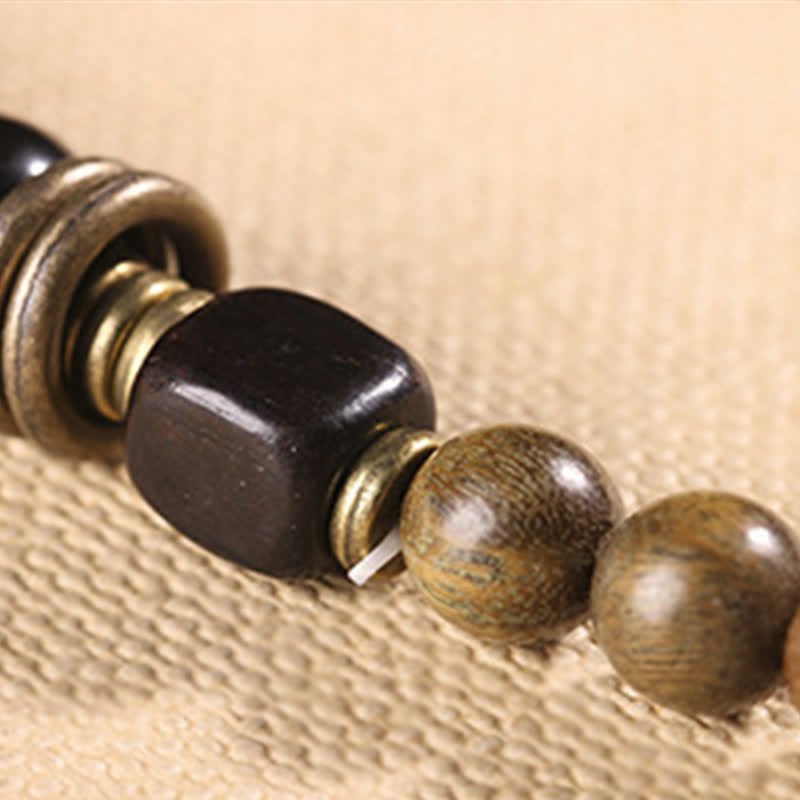 Unisex Green Sandalwood Soothing Peace Bracelet 8mm Beads