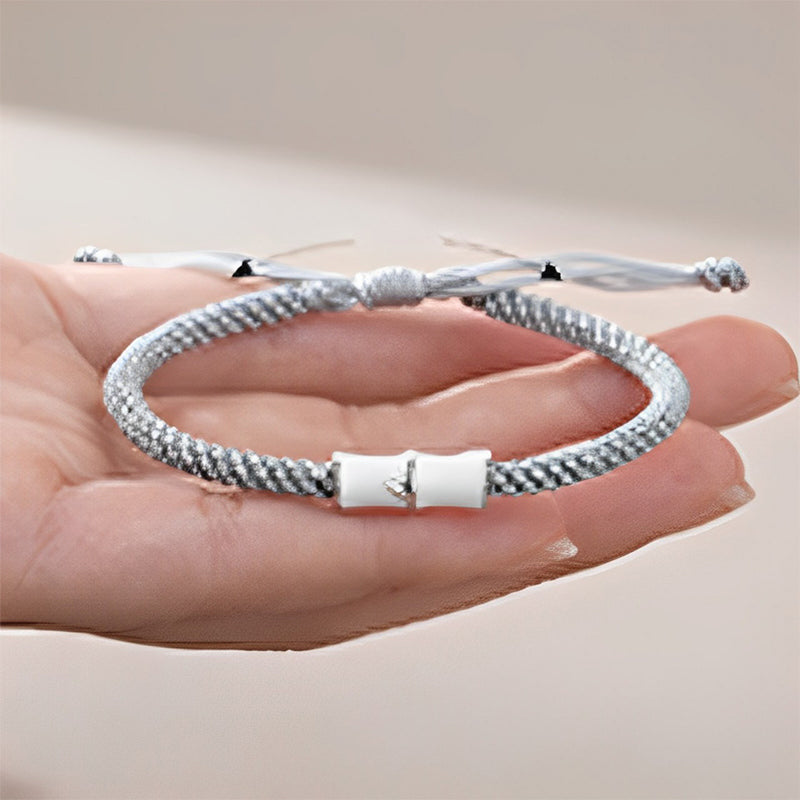 Copper Bamboo Couple Rope Bracelet for Spiritual Healing